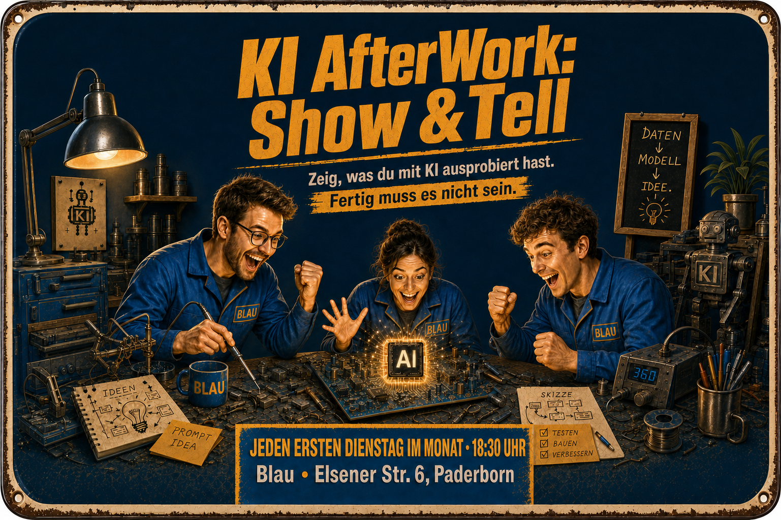 KI After Work Show & Tell – zeig, was du mit KI ausprobiert hast